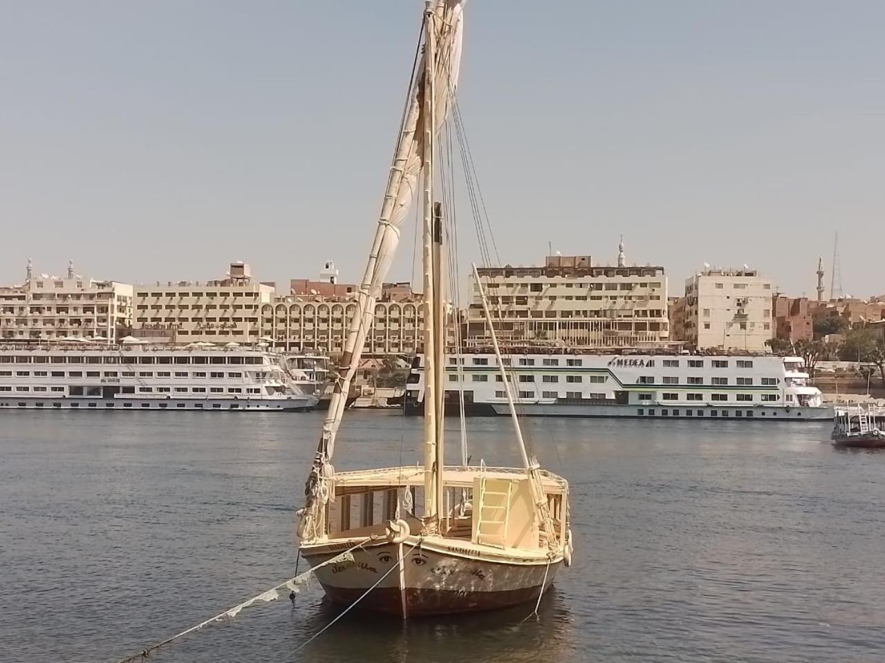 מלון אסואן Nile Felucca Adventure מראה חיצוני תמונה